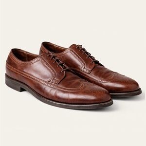 Florsheim Vintage Brown Leather Wingtip Oxfords